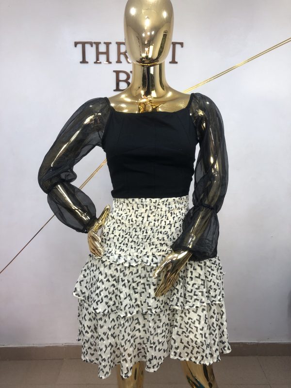 Chiffon skirt
